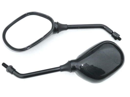 Rascal Carbon Fibre Look Wing Mirrors